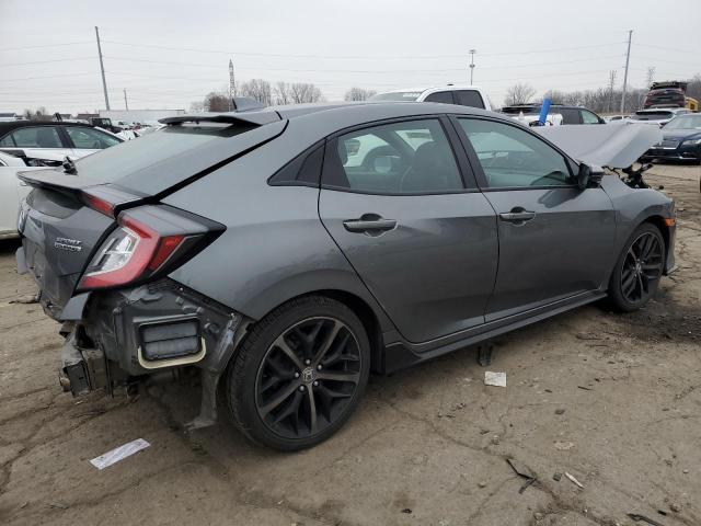 SHHFK7H90LU219352 - 2020 HONDA CIVIC SPORT TOURING GRAY photo 3