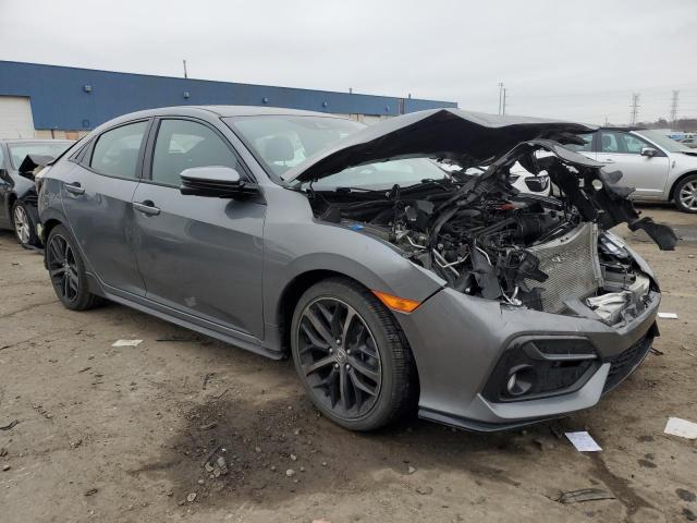SHHFK7H90LU219352 - 2020 HONDA CIVIC SPORT TOURING GRAY photo 4