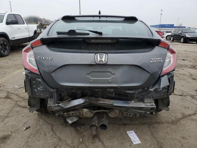 SHHFK7H90LU219352 - 2020 HONDA CIVIC SPORT TOURING GRAY photo 6