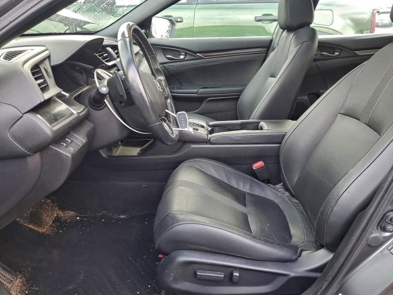 SHHFK7H90LU219352 - 2020 HONDA CIVIC SPORT TOURING GRAY photo 7