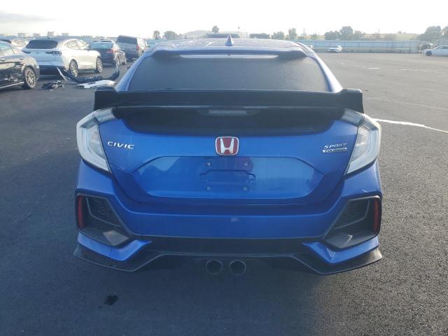 SHHFK7H99KU407396 - 2019 HONDA CIVIC SPORT TOURING BLUE photo 6