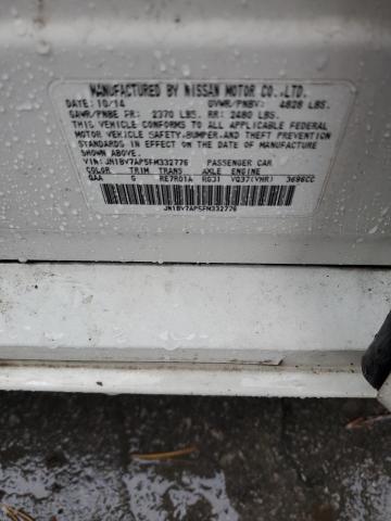 JN1BV7AP5FM332776 - 2015 INFINITI Q50 BASE Ақ фото 12