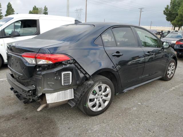 JTDEPMAE8NJ218319 - 2022 TOYOTA COROLLA LE BLACK photo 3