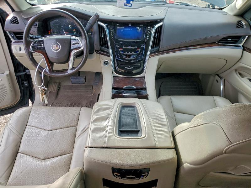 1GYS4HKJ2FR244152 - 2015 CADILLAC ESCALADE ESV LUXURY Черный фото 8