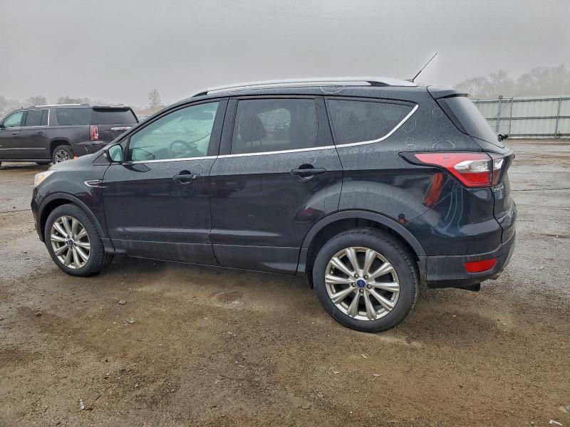 1FMCU0JD1HUD27834 - 2017 FORD ESCAPE TITANIUM BLACK photo 2