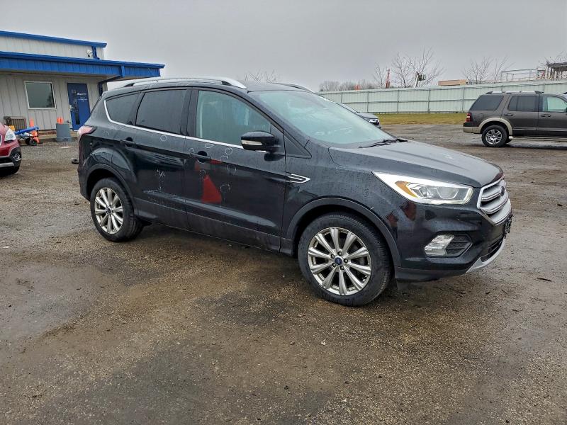 1FMCU0JD1HUD27834 - 2017 FORD ESCAPE TITANIUM BLACK photo 4