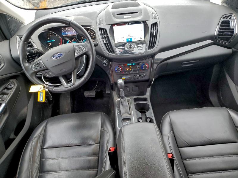 1FMCU0JD1HUD27834 - 2017 FORD ESCAPE TITANIUM BLACK photo 8