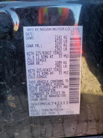 5N1AT2MV5JC742113 - 2018 NISSAN ROGUE S Qara foto 12