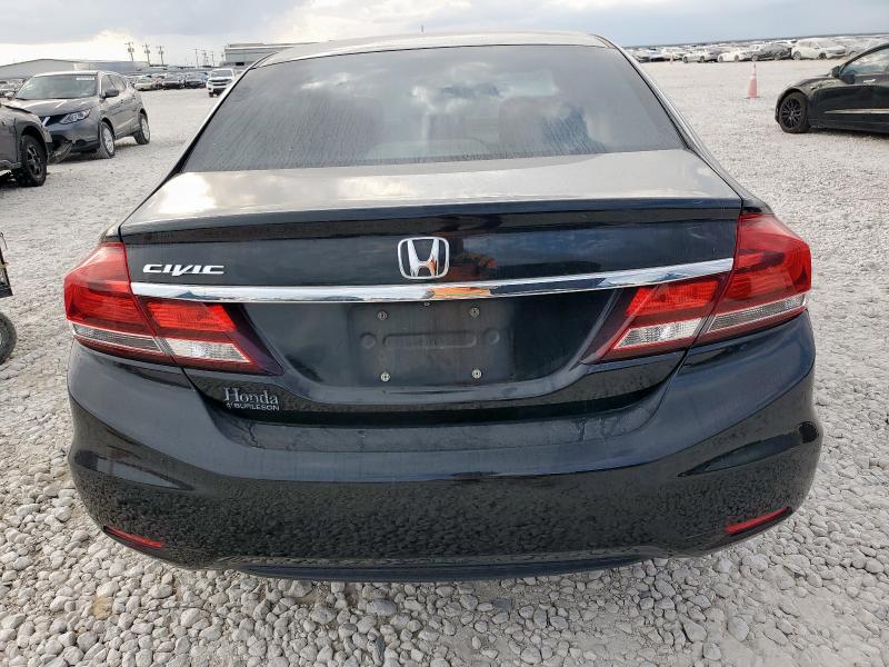 19XFB2F70FE097687 - 2015 HONDA CIVIC SE BLACK photo 6
