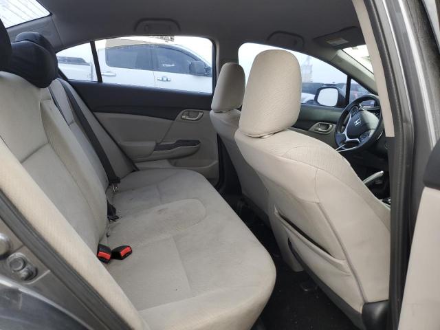 19XFB2F50DE034441 - 2013 HONDA CIVIC LX ნაცრისფერი ფოტო 10