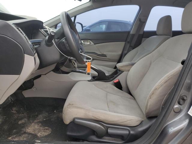19XFB2F50DE034441 - 2013 HONDA CIVIC LX ნაცრისფერი ფოტო 7