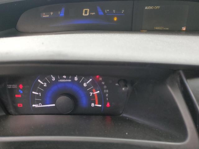 19XFB2F50DE034441 - 2013 HONDA CIVIC LX ნაცრისფერი ფოტო 9