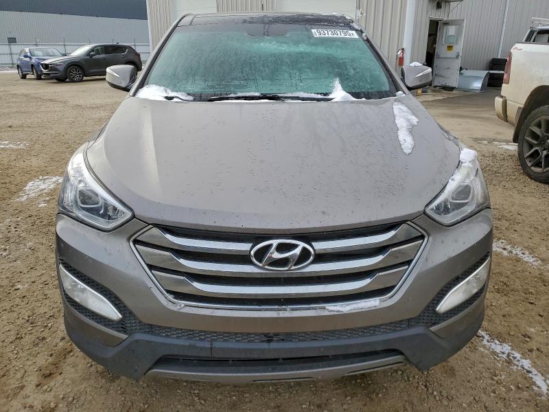 5XYZUDLA8DG075780 - 2013 HYUNDAI SANTA FE S SILVER photo 5