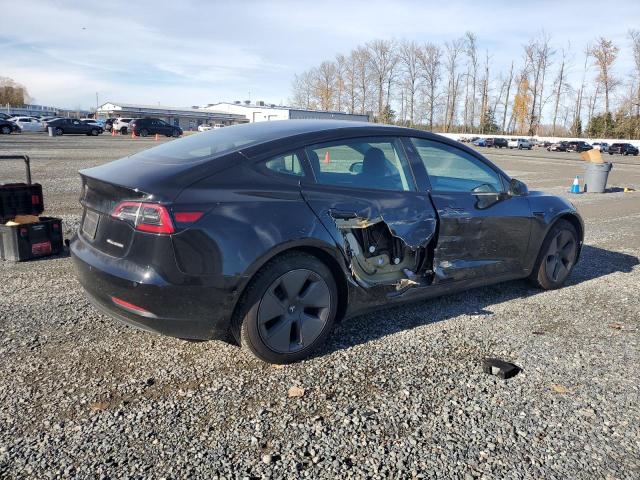 5YJ3E1EB3NF174152 - 2022 TESLA MODEL 3 შავი ფოტო 3