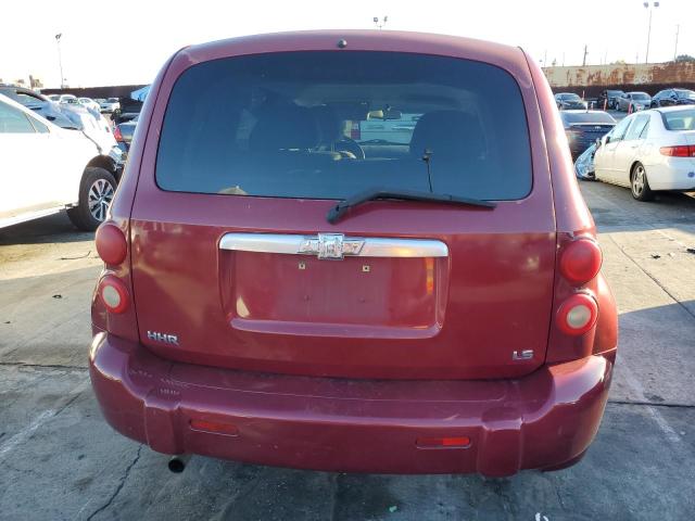 3GNDA13D37S619267 - 2007 CHEVROLET HHR LS BURGUNDY photo 6