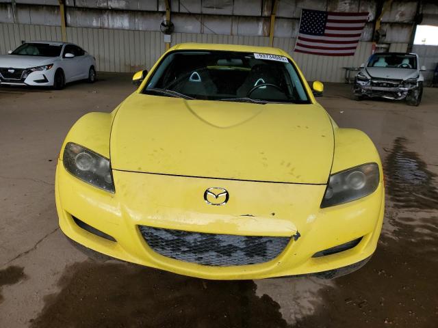 JM1FE17N940139455 - 2004 MAZDA RX8 YELLOW photo 5