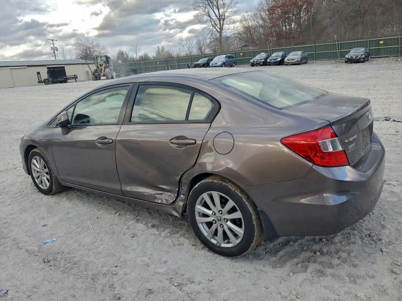 JHMFB2F88CS002910 - 2012 HONDA CIVIC EX Сұр фото 2