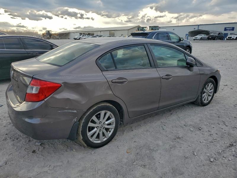 JHMFB2F88CS002910 - 2012 HONDA CIVIC EX Сұр фото 3