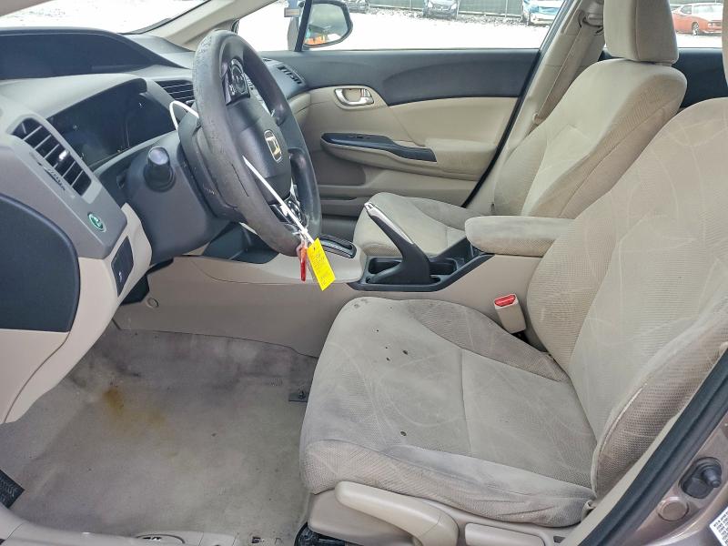 JHMFB2F88CS002910 - 2012 HONDA CIVIC EX Сұр фото 7