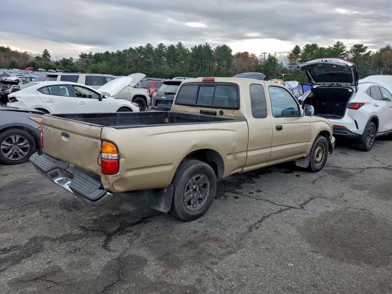 5TEVL52N32Z004310 - 2002 TOYOTA TACOMA XTRACAB ოქროსფერი ფოტო 3