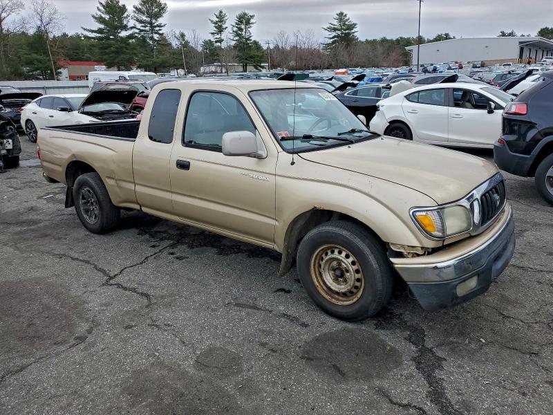 5TEVL52N32Z004310 - 2002 TOYOTA TACOMA XTRACAB ოქროსფერი ფოტო 4