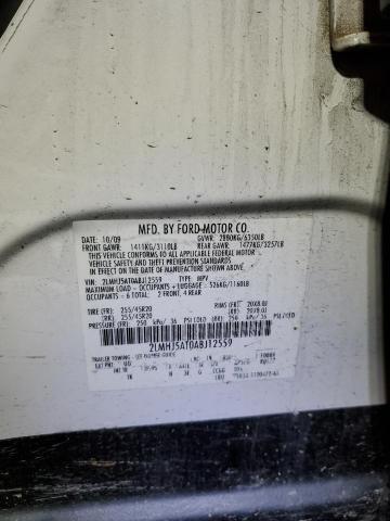 2LMHJ5AT0ABJ12559 - 2010 LINCOLN MKT Weiß Foto 13