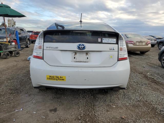 JTDKN3DU9A0229318 - 2010 TOYOTA PRIUS WHITE photo 6