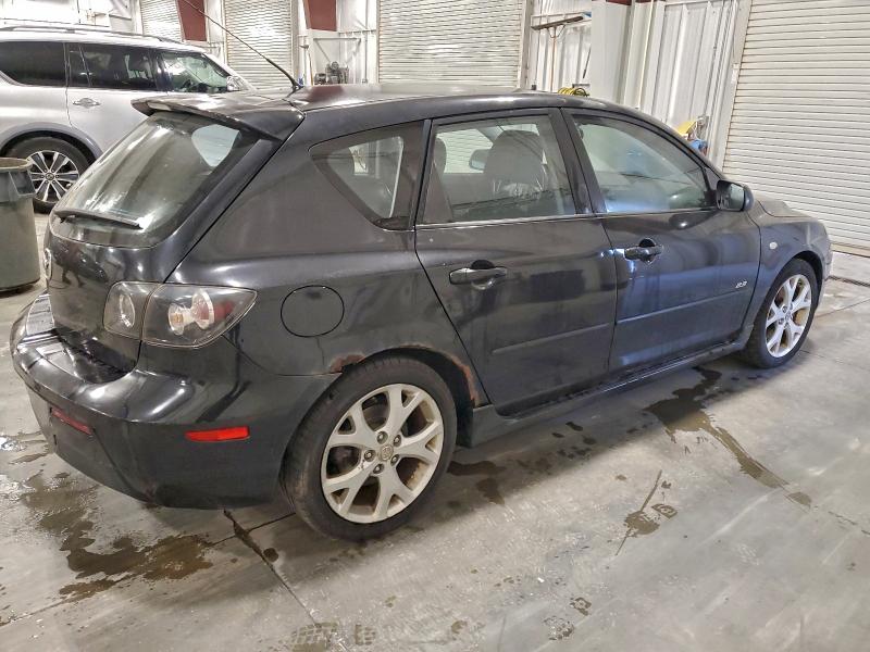 JM1BK343371758458 - 2007 MAZDA 3 HATCHBACK BLACK photo 3
