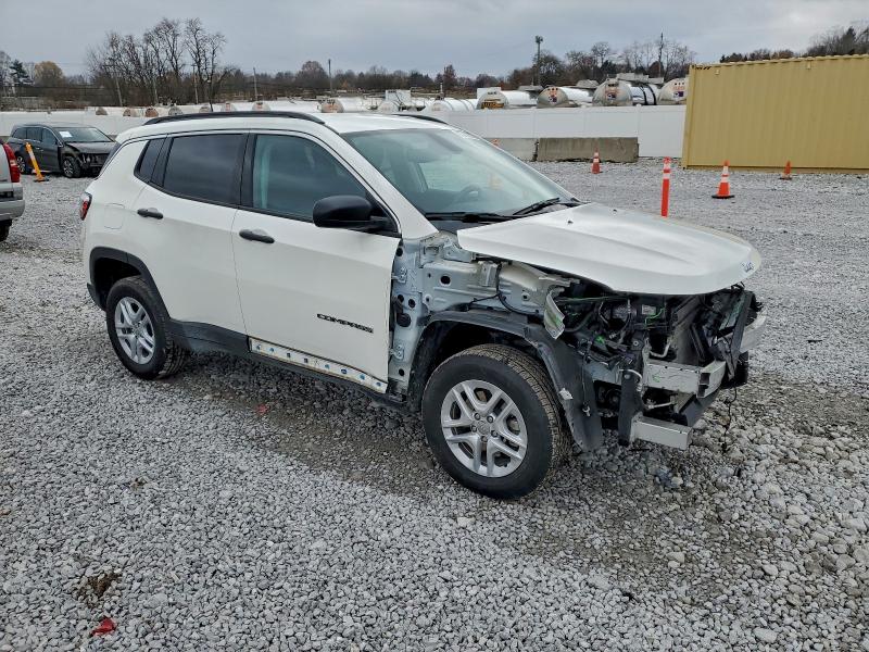 3C4NJDAB4MT573955 - 2021 JEEP COMPASS SPORT 白色 照片 4