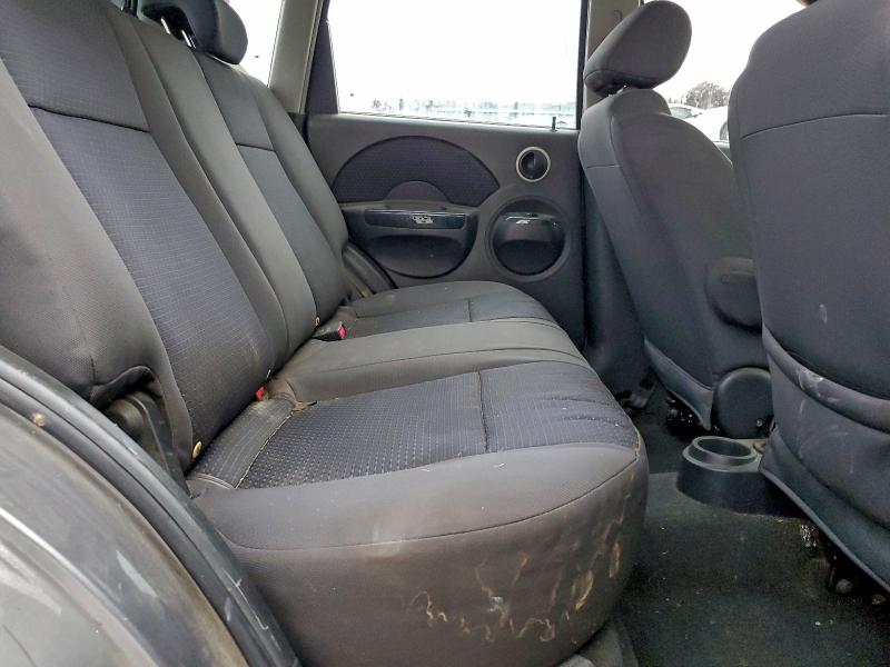 KL1TD66608B081363 - 2008 CHEVROLET AVEO BASE Gris foto 11