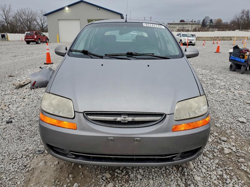 KL1TD66608B081363 - 2008 CHEVROLET AVEO BASE Gris foto 5