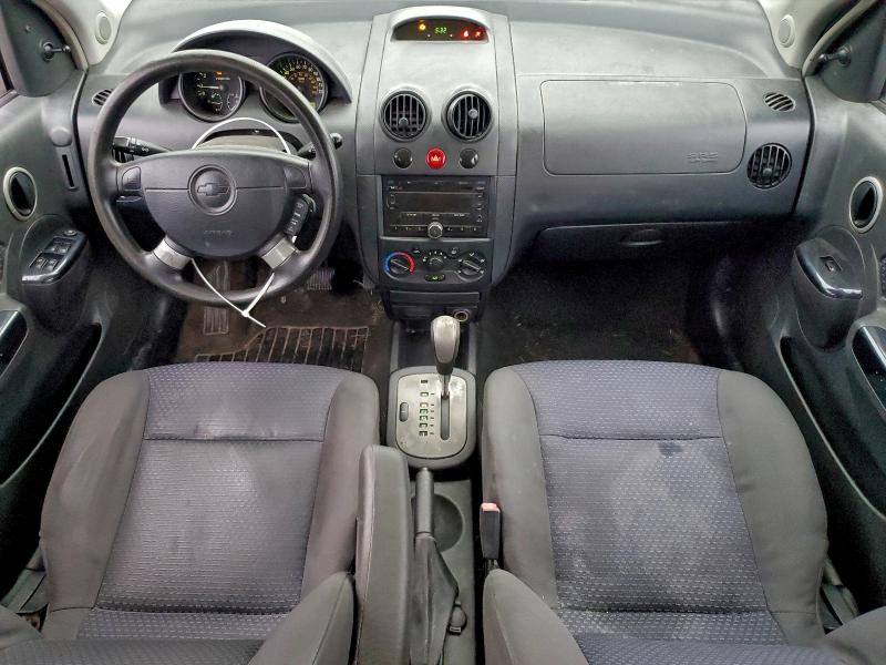 KL1TD66608B081363 - 2008 CHEVROLET AVEO BASE Gris foto 8