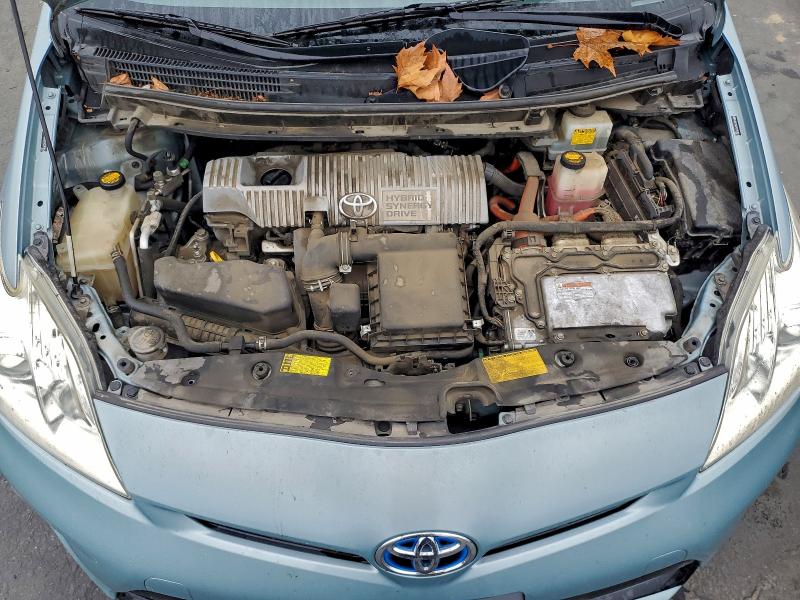 JTDKN3DU9C5397014 - 2012 TOYOTA PRIUS BLUE photo 11