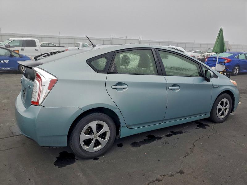 JTDKN3DU9C5397014 - 2012 TOYOTA PRIUS BLUE photo 3