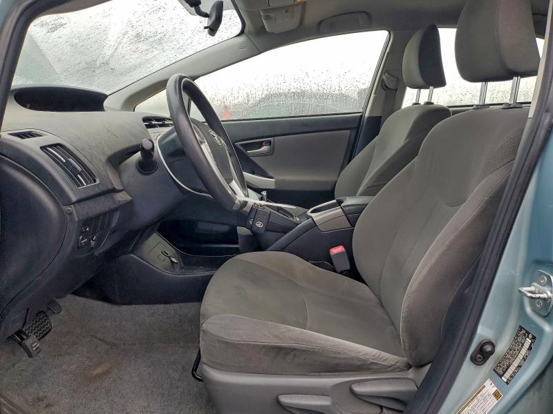 JTDKN3DU9C5397014 - 2012 TOYOTA PRIUS BLUE photo 7