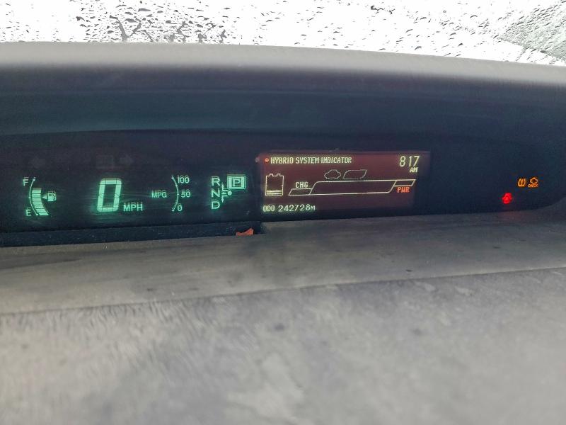 JTDKN3DU9C5397014 - 2012 TOYOTA PRIUS BLUE photo 9