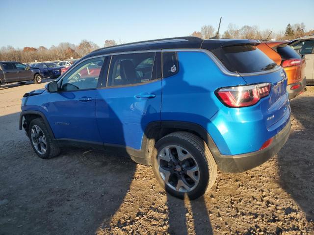3C4NJDCB9JT373033 - 2018 JEEP COMPASS LIMITED Синій фото 2