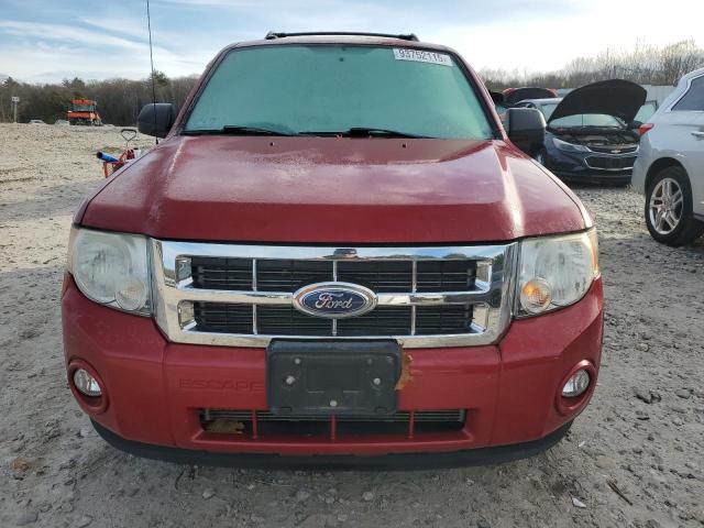 1FMCU9DG3AKD24042 - 2010 FORD ESCAPE XLT RED photo 5