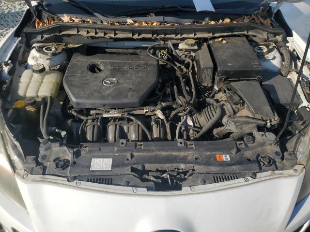 JM1BL1TF7D1705190 - 2013 MAZDA 3 I WHITE photo 11
