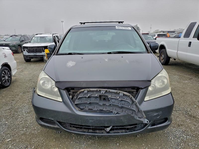 5FNRL38495B018738 - 2005 HONDA ODYSSEY EX BLUE photo 5