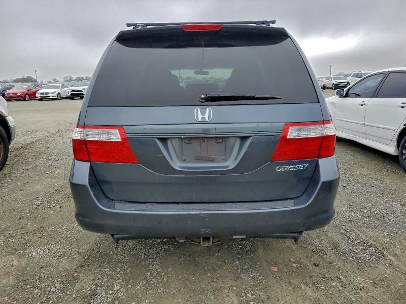 5FNRL38495B018738 - 2005 HONDA ODYSSEY EX BLUE photo 6