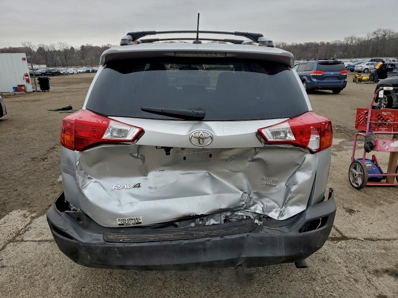 2T3RFREV7DW073284 - 2013 TOYOTA RAV4 XLE SILVER photo 6