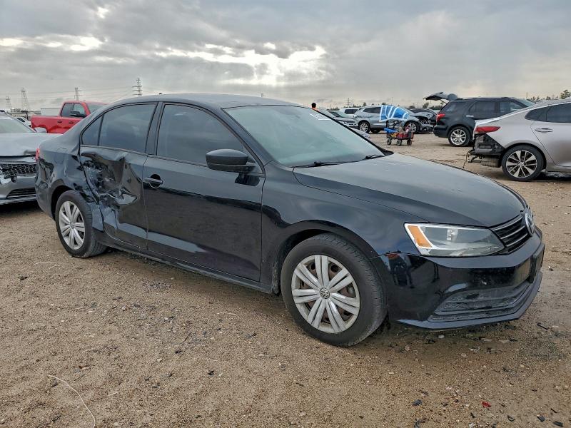 3VWLA7AJ8FM415127 - 2015 VOLKSWAGEN JETTA TDI BLACK photo 4