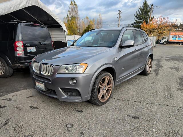 5UXWX9C58D0D03052 - 2013 BMW X3 XDRIVE28I GRAY photo 2