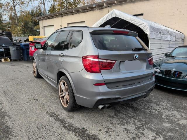 5UXWX9C58D0D03052 - 2013 BMW X3 XDRIVE28I GRAY photo 3