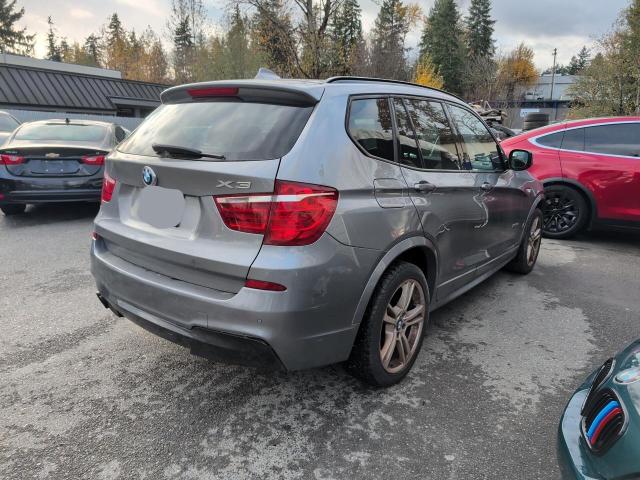 5UXWX9C58D0D03052 - 2013 BMW X3 XDRIVE28I GRAY photo 4