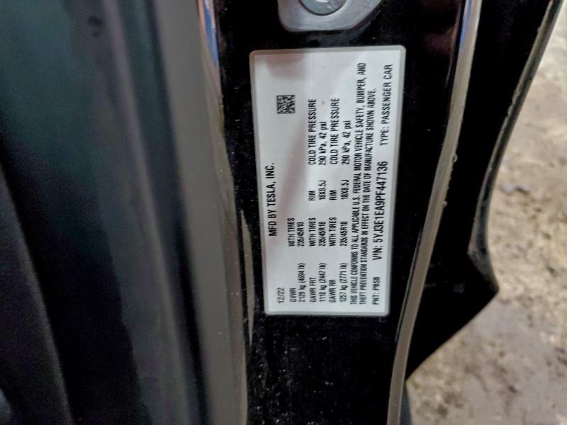 5YJ3E1EA9PF447136 - 2023 TESLA MODEL 3 Գրաֆիտ լուսանկար 13