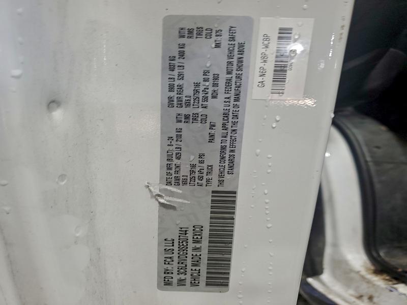 3C6LRVDG9SE507441 - 2025 RAM PROMASTER 2500 HIGH Ақ фото 14