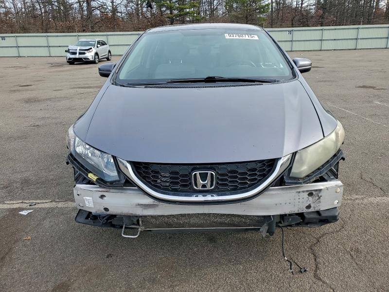 19XFB2F50EE206856 - 2014 HONDA CIVIC LX GRAY photo 5