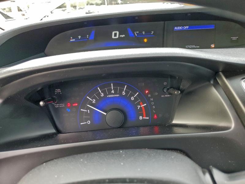 19XFB2F50EE206856 - 2014 HONDA CIVIC LX GRAY photo 9